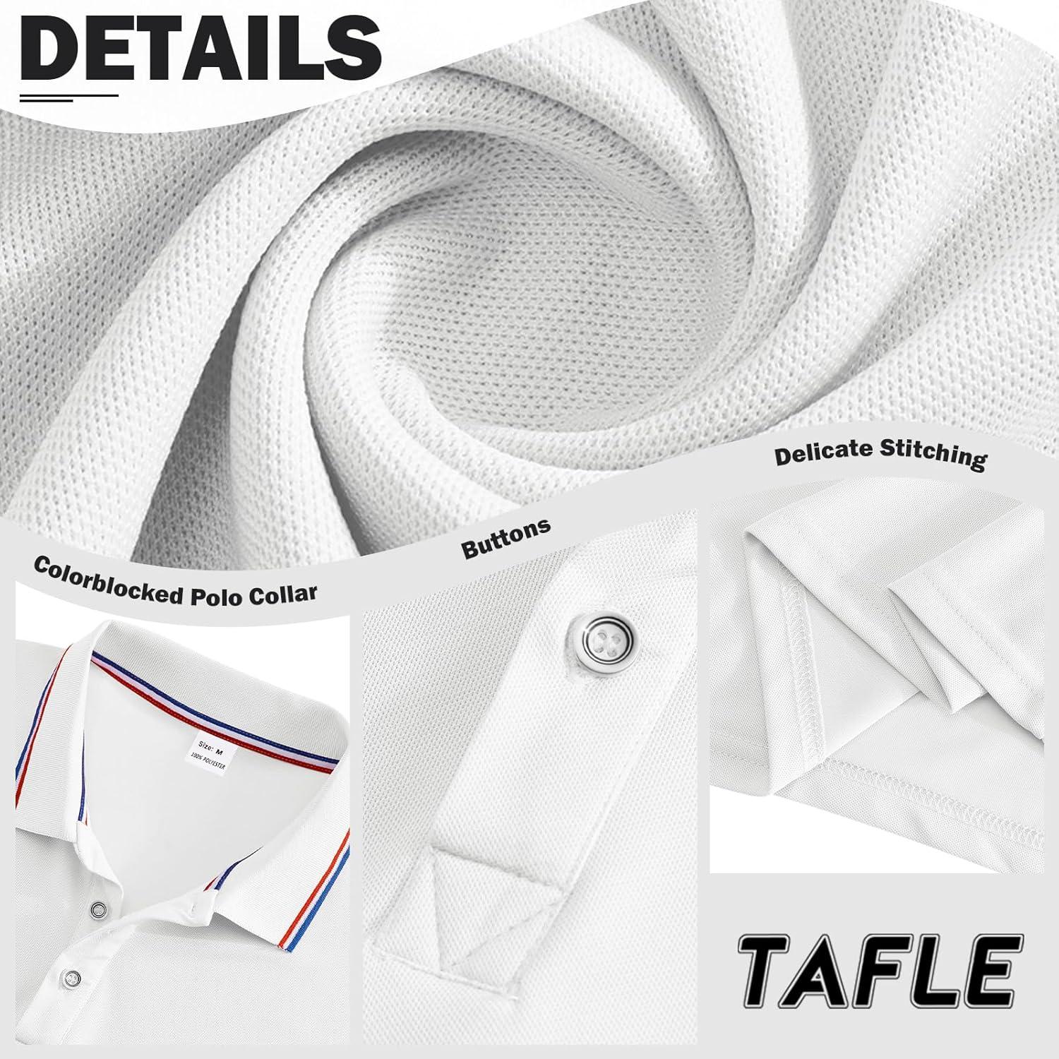 image3 Pack Mens Polo Shirts QuickDry Short Sleeve Athletic Polo Shirts Moisture Wicking Business Casual Golf Shirts02blackWhiteOrange