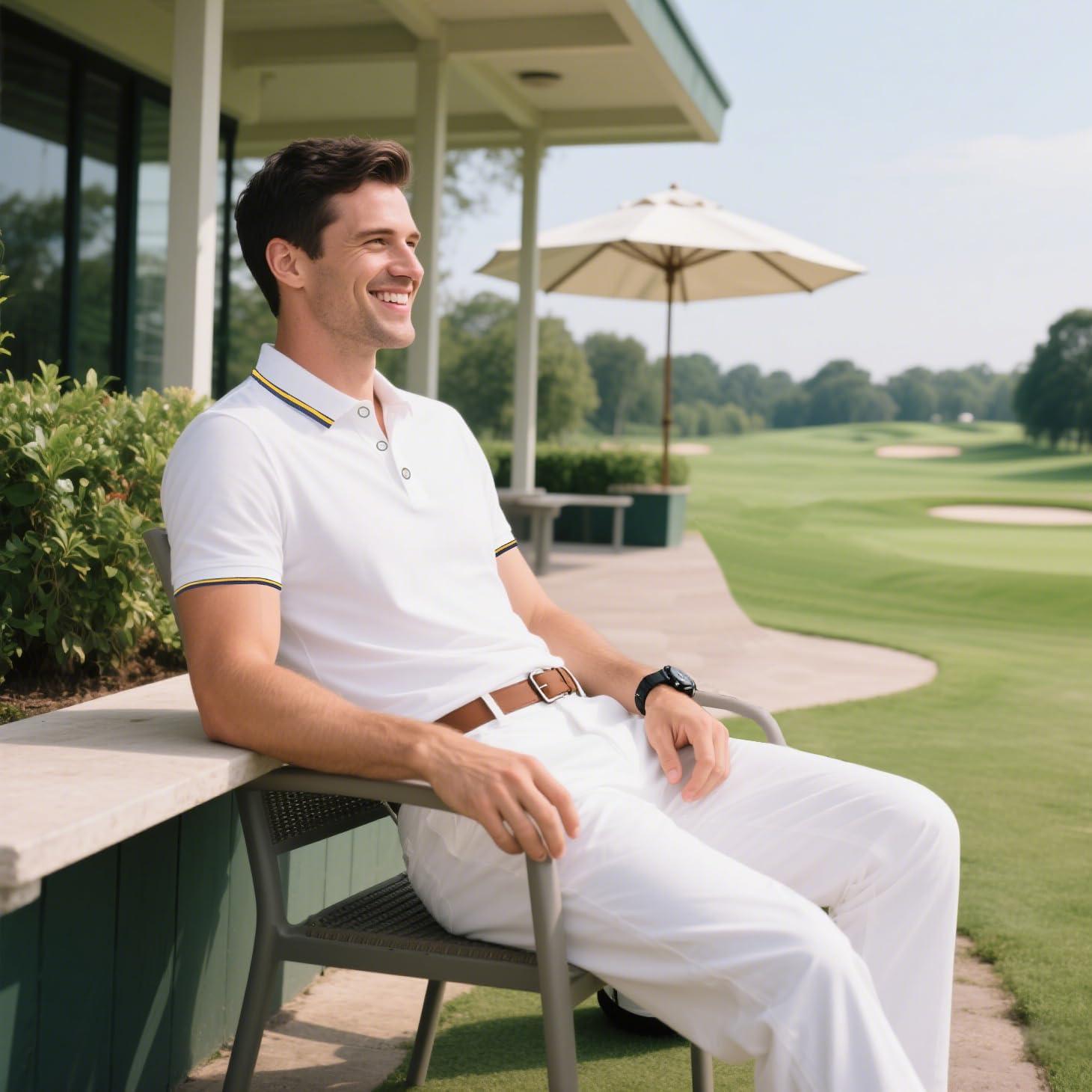 image3 Pack Mens Polo Shirts QuickDry Short Sleeve Athletic Polo Shirts Moisture Wicking Business Casual Golf Shirts03blackWhiteGrey