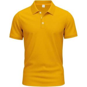 Men’s Polo Shirts 2 Pack Quick Dry Short Sleeve Performance Golf Shirts Moisture Wicking Work Shirts