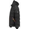 Geographical Norway Badibere Homme – Doudoune Hiver avec Capuche Chaude Manteau Imperméable Coupe-Vent, Rembourrage Isolation Thermique, Blouson Léger et Confortable pour Froid(Noir)