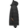 Geographical Norway Badibere Homme – Doudoune Hiver avec Capuche Chaude Manteau Imperméable Coupe-Vent, Rembourrage Isolation Thermique, Blouson Léger et Confortable pour Froid(Noir)