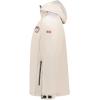 Geographical Norway TAMIGOBADGE Homme – Veste Softshell à Capuche Imperméable, Coupe-Vent et Respirante, Idéale pour la Randonnée et les Activités Outdoor(Beige)