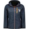 Geographical Norway RAOUL Homme – Veste Softshell Imperméable avec Capuche – Blouson Coupe-Vent Respirant, Confortable et Résistant, Idéal Randonnée, Outdoor et Quotidien(Marine)