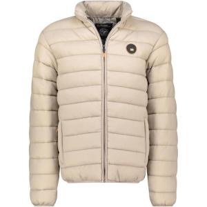 Geographical Norway Amigomap Basic Homme – Doudoune Fine Légère et Chaude – Veste Matelassée à Capuche – Blouson Isolant Idéal Automne Hiver Outdoor(Beige)