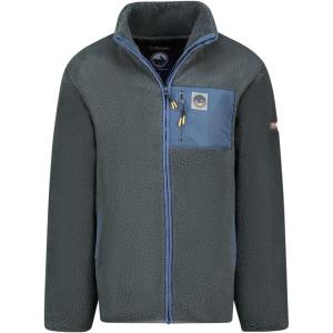 Geographical Norway UROCK Homme – Polaire Sans Capuche Chaude et Confortable, Veste Zippée Douce Idéale pour l’Hiver, la Randonnée et les Activités Outdoor(Gris Fonce)