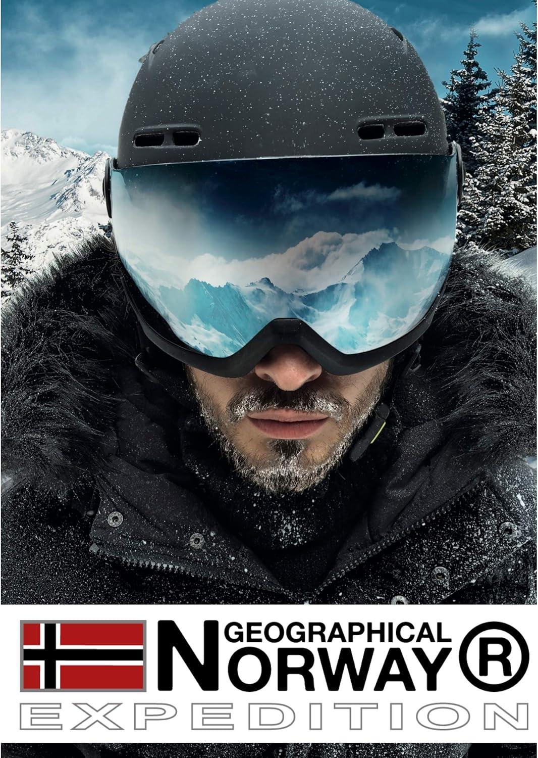 imageGeographical Norway Abator Men Doudoune Homme Capuche Parka Chaude Matelassee Automne Hiver Veste Manteau Chaud Blouson Ski Coupe Vent Manches Longues Rembourrage HommesNoir