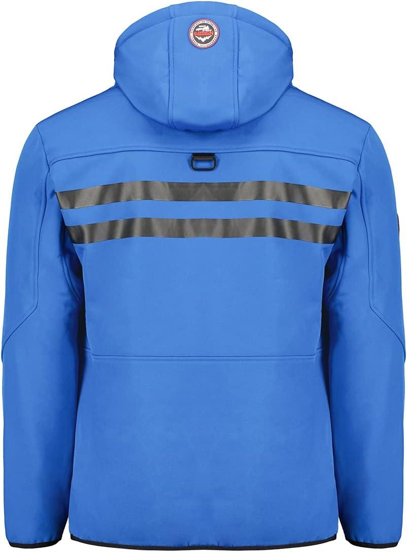 imageGeographical Norway Royaudb Men Dsitribrands Production Veste Softshell Capuche Homme Impermeable Manteau Outdoor Blouson Coupe Vent Tactique Resistant Randonnee Ski Automne Hiver PrintempsBleu Royal Rouge