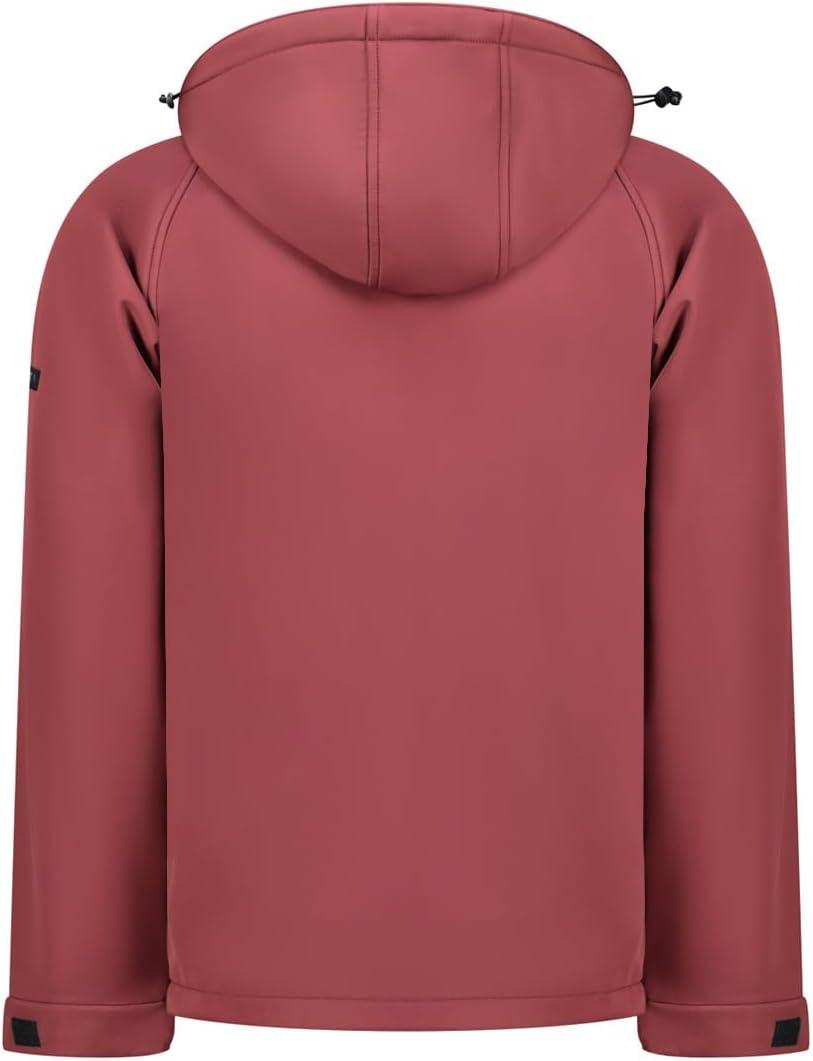 imageGeographical Norway TAMIGOLOR Homme Veste Softshell Capuche Impermable CoupeVent et Respirante Idale pour la Randonne et les Activits OutdoorBordeaux