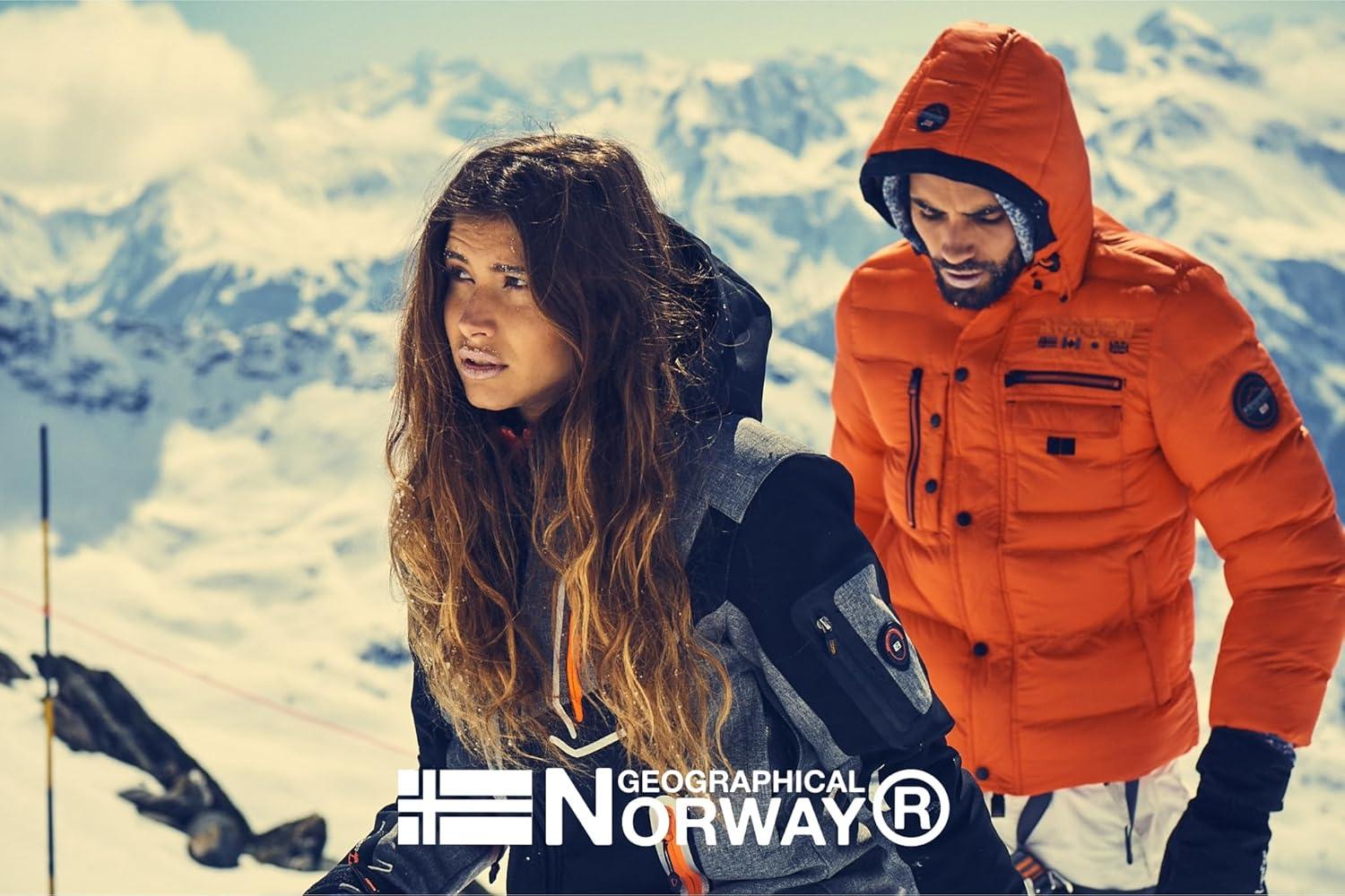 imageGeographical Norway TIMPLE Homme Polaire Chaude Sans Capuche Douce et Confortable Idale pour lHiver et les Activits OutdoorNoir