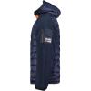 Geographical Norway Abator Men – Doudoune Homme Capuche – Parka Chaude Matelassee Automne Hiver – Veste Manteau Chaud – Blouson Ski Coupe Vent Manches Longues Rembourrage – Hommes(Bleu Marine)