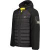 Geographical Norway Abator Men – Doudoune Homme Capuche – Parka Chaude Matelassee Automne Hiver – Veste Manteau Chaud – Blouson Ski Coupe Vent Manches Longues Rembourrage – Hommes(Noir)