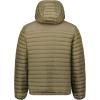 Geographical Norway Adalmo – Blouson Homme Hiver avec Capuche Ajustable – Chaud, Léger & Confortable – Zip Contrasté – Poches Pratiques – Style Urbain Outdoor – Casual Quotidien(Kaki)