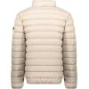 Geographical Norway Amichoko Basic – Blouson Homme Matelassé Léger – Veste Mi-Saison Confortable – Poches Zippées – Style Urbain Moderne – Badge Signature(Beige)
