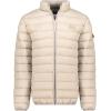 Geographical Norway Amichoko Basic – Blouson Homme Matelassé Léger – Veste Mi-Saison Confortable – Poches Zippées – Style Urbain Moderne – Badge Signature(Beige)