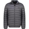 Geographical Norway Amichoko Basic – Blouson Homme Matelassé Léger – Veste Mi-Saison Confortable – Poches Zippées – Style Urbain Moderne – Badge Signature(Gris Fonce)