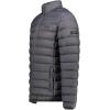 Geographical Norway Amichoko Basic – Blouson Homme Matelassé Léger – Veste Mi-Saison Confortable – Poches Zippées – Style Urbain Moderne – Badge Signature(Gris Fonce)