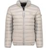 Geographical Norway Amichoko Basic – Blouson Homme Matelassé Léger – Veste Mi-Saison Confortable – Poches Zippées – Style Urbain Moderne – Badge Signature(Gris Clair)