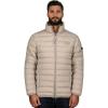 Geographical Norway Amichoko Basic – Blouson Homme Matelassé Léger – Veste Mi-Saison Confortable – Poches Zippées – Style Urbain Moderne – Badge Signature(Beige)