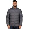 Geographical Norway Amichoko Basic – Blouson Homme Matelassé Léger – Veste Mi-Saison Confortable – Poches Zippées – Style Urbain Moderne – Badge Signature(Gris Fonce)