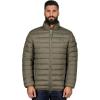Geographical Norway Amichoko Basic – Blouson Homme Matelassé Léger – Veste Mi-Saison Confortable – Poches Zippées – Style Urbain Moderne – Badge Signature(Kaki)