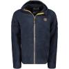 Geographical Norway UCHERPIM Homme – Polaire à Capuche Chaude et Confortable, Veste Zippée Douce Idéale pour l’Hiver, le Sport et les Activités Outdoor(Marine)