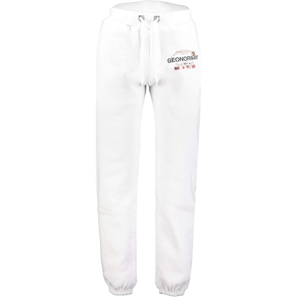 imageGeo Norway MARBONE Men  Pantalon Jogging Hommes Mode  Pantalons Training Sport Entrainement Confortable Elastique Taille  Survtement Homme Casual Poches Coton PolyesterBlanc