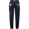 Geographical Norway Madock Men – Pantalon Jogging Imprimé Style Casual – Vêtements Qualité Sport Confortable Doux – Survêtement Homme Decontracté Coton(Marine)
