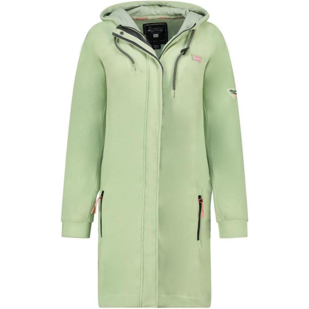 imageGeographical Norway TIMOTHE Femme Polaire Capuche Chaude et Douce Confort Optimal pour lHiver et les Activits OutdoorVert Amande