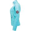 ANAPURNA EQUIPMENT Tyrellana Lady – Polaire Chaude Douce Femme Confortable – Veste Hiver Peignoir Chaud Femmes Doux – Sweat Epais Longues Manches(Bleu_ciel)