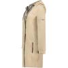 Geographical Norway TIMOTHE Femme – Polaire à Capuche Chaude et Douce, Confort Optimal pour l’Hiver et les Activités Outdoor(Beige)