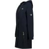 Geographical Norway TIMOTHE Femme – Polaire à Capuche Chaude et Douce, Confort Optimal pour l’Hiver et les Activités Outdoor(Marine)