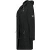 Geographical Norway TIMOTHE Femme – Polaire à Capuche Chaude et Douce, Confort Optimal pour l’Hiver et les Activités Outdoor(Noir)