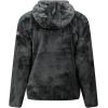 Geographical Norway TOSCANA Femme – Veste Polaire Chaude avec Capuche – Sweat Zippé Doux, Confortable et Respirant, Idéal pour l’Hiver et les Activités Outdoor(Noir)