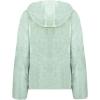 Geographical Norway TOSCANA Femme – Veste Polaire Chaude avec Capuche – Sweat Zippé Doux, Confortable et Respirant, Idéal pour l’Hiver et les Activités Outdoor(Vert Amande)