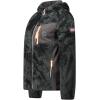 Geographical Norway TOSCANA Femme – Veste Polaire Chaude avec Capuche – Sweat Zippé Doux, Confortable et Respirant, Idéal pour l’Hiver et les Activités Outdoor(Noir)