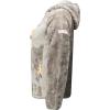 Geographical Norway TOSCANA Femme – Veste Polaire Chaude avec Capuche – Sweat Zippé Doux, Confortable et Respirant, Idéal pour l’Hiver et les Activités Outdoor(Gris Clair)