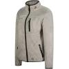 Geographical Norway Tamoureuse Lady – Polaire Fine Femme Chaude Fermeture Zip – Veste Automne Hiver Printemps Chaud Femmes – Longues Manches Vetement Pull Fourrure Doux Confort(Gris Clair)