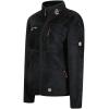 Geographical Norway Tamoureuse Lady – Polaire Fine Femme Chaude Fermeture Zip – Veste Automne Hiver Printemps Chaud Femmes – Longues Manches Vetement Pull Fourrure Doux Confort(Noir)