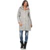 Geographical Norway Tantastique Lady – Polaire Fine Femme Chaude Fermeture Zip – Veste Automne Hiver Printemps Chaud Femmes – Longues Manches Vetement Pull Fourrure Doux Confort (Gris Clair M)