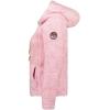 Geographical Norway Trigo Lady – Polaire Fine Femme Chaude Fermeture Zip – Veste Automne Hiver Printemps Chaud Femmes – Longues Manches Vetement Pull Fourrure Doux Confort(Rose)
