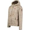 Geographical Norway Trigo Lady – Polaire Fine Femme Chaude Fermeture Zip – Veste Automne Hiver Printemps Chaud Femmes – Longues Manches Vetement Pull Fourrure Doux Confort(Taupe)