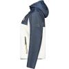 Geographical Norway ULYSSIM Femme – Polaire à Capuche Chaude et Douce, Veste Zippée Confortable Idéale pour l’Hiver et les Activités Outdoor(Marine)