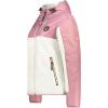Geographical Norway ULYSSIM Femme – Polaire à Capuche Chaude et Douce, Veste Zippée Confortable Idéale pour l’Hiver et les Activités Outdoor(Rose Poudre)