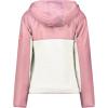 Geographical Norway ULYSSIM Femme – Polaire à Capuche Chaude et Douce, Veste Zippée Confortable Idéale pour l’Hiver et les Activités Outdoor(Rose Poudre)