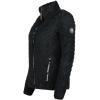 Geographical Norway Uparola Lady – Polaire Fine Femme Chaude Fermeture Zip – Veste Automne Hiver Printemps Chaud Femmes – Longues Manches Vetement Pull Fourrure Doux Confort(Noir)