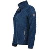 Geographical Norway Uparola Lady – Polaire Fine Femme Chaude Fermeture Zip – Veste Automne Hiver Printemps Chaud Femmes – Longues Manches Vetement Pull Fourrure Doux Confort(Marine)