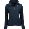 ANAPURNA EQUIPMENT Tyrellana Lady – Polaire Chaude Douce Femme Confortable – Veste Hiver Peignoir Chaud Femmes Doux – Sweat Epais Longues Manches(Bleu Marine)