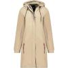 Geographical Norway TIMOTHE Femme – Polaire à Capuche Chaude et Douce, Confort Optimal pour l’Hiver et les Activités Outdoor(Beige)