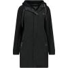 Geographical Norway TIMOTHE Femme – Polaire à Capuche Chaude et Douce, Confort Optimal pour l’Hiver et les Activités Outdoor(Noir)
