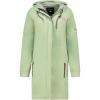 Geographical Norway TIMOTHE Femme – Polaire à Capuche Chaude et Douce, Confort Optimal pour l’Hiver et les Activités Outdoor(Vert Amande)